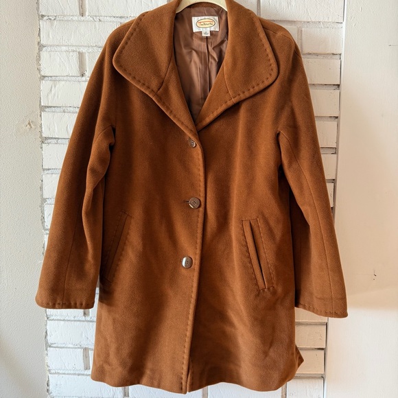 Talbots Brown Wool Angora Coat - Picture 2 of 12